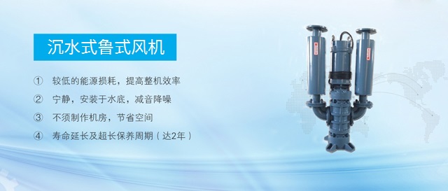 龙铁沉水风机-专注于污水处理